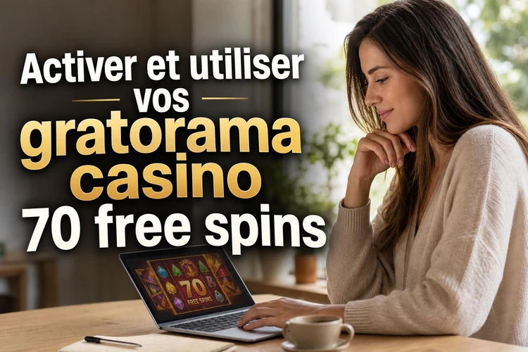 Activer et utiliser vos gratorama casino 70 free spins