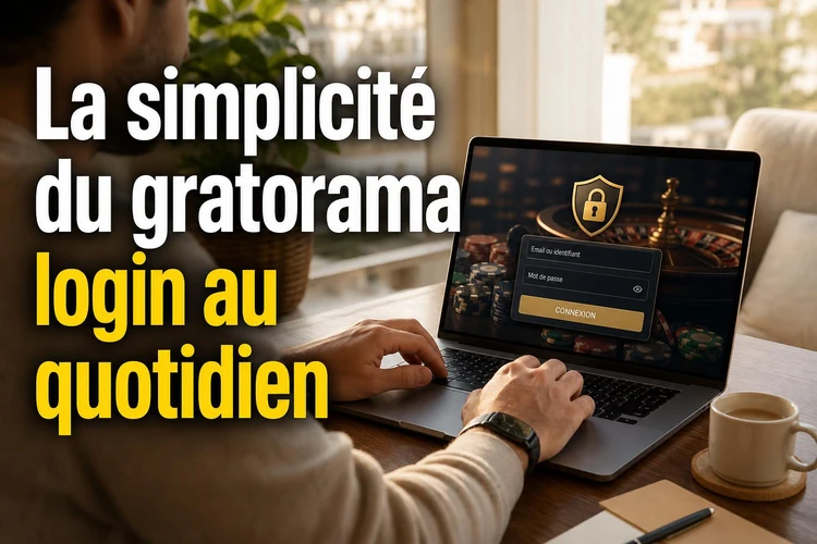 La simplicité du gratorama login au quotidien