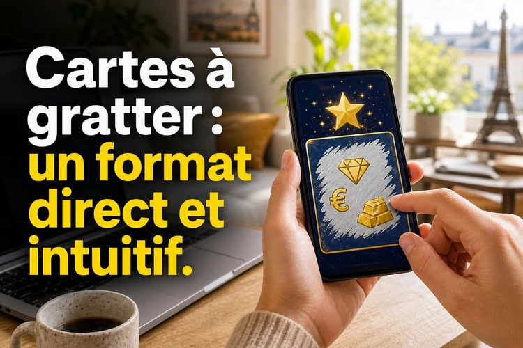 Cartes à gratter: un format direct et intuitif