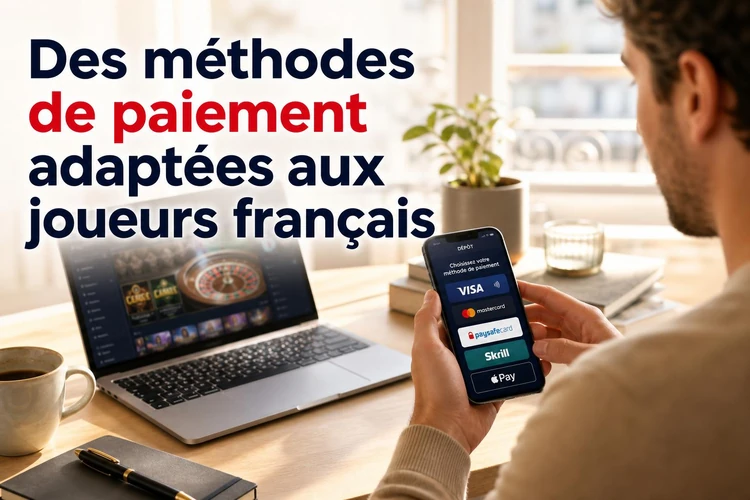 Des méthodes de paiement adaptées aux joueurs français